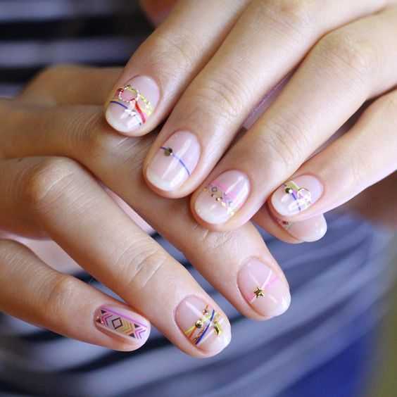 корейский маникюр для ногтей
