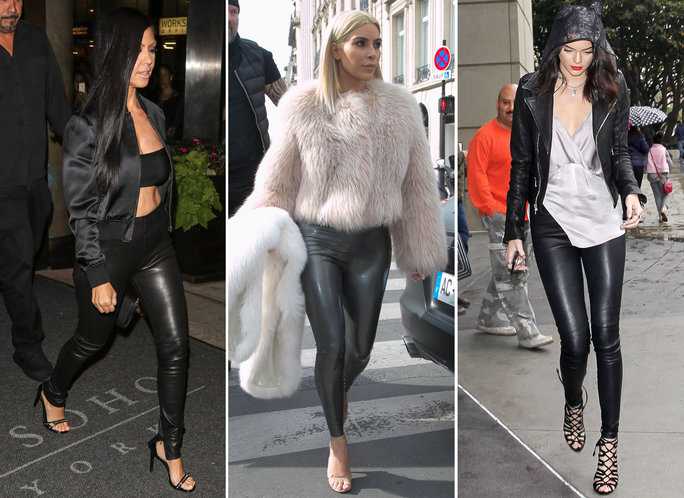 С чем носить кожаные брюки женские зимой?