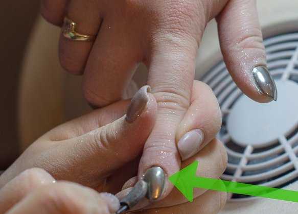 Как делать затирку на ногтях