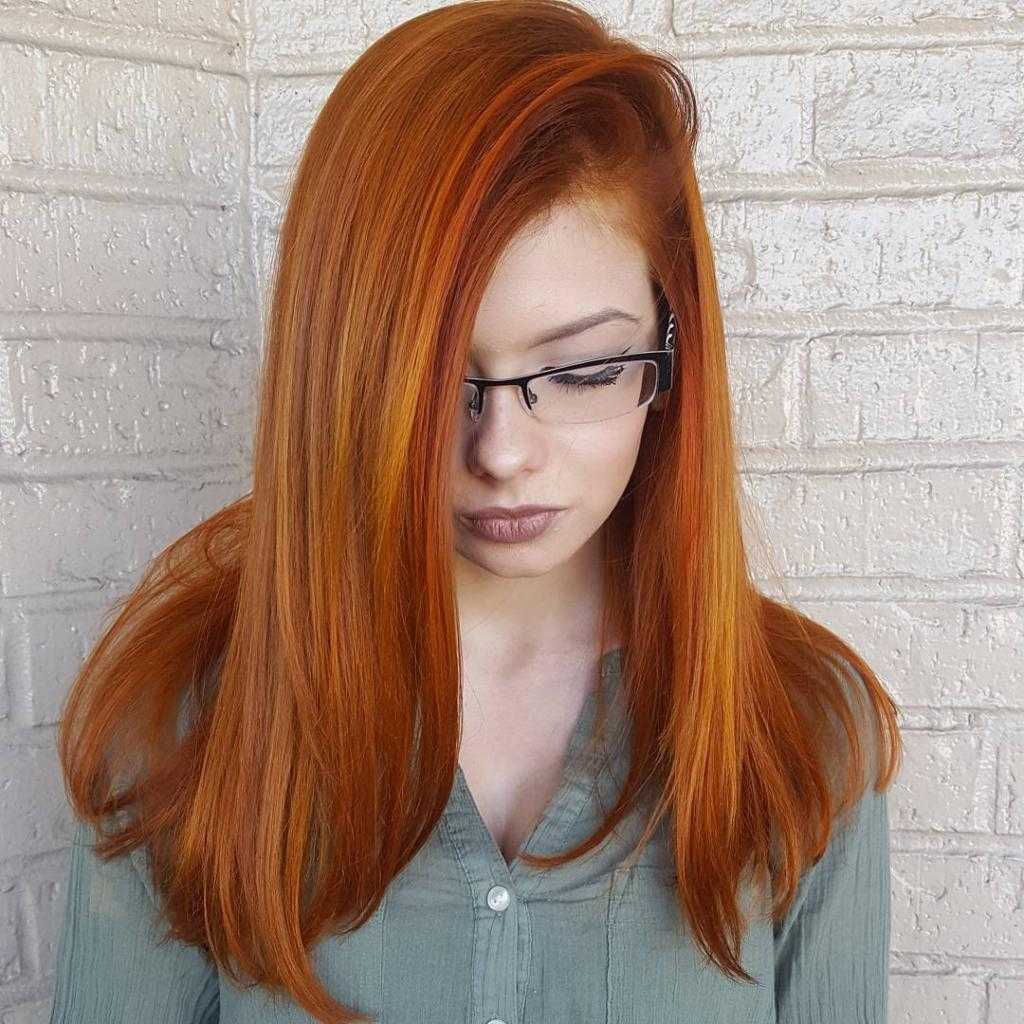 имбирно-рыжий цвет волос